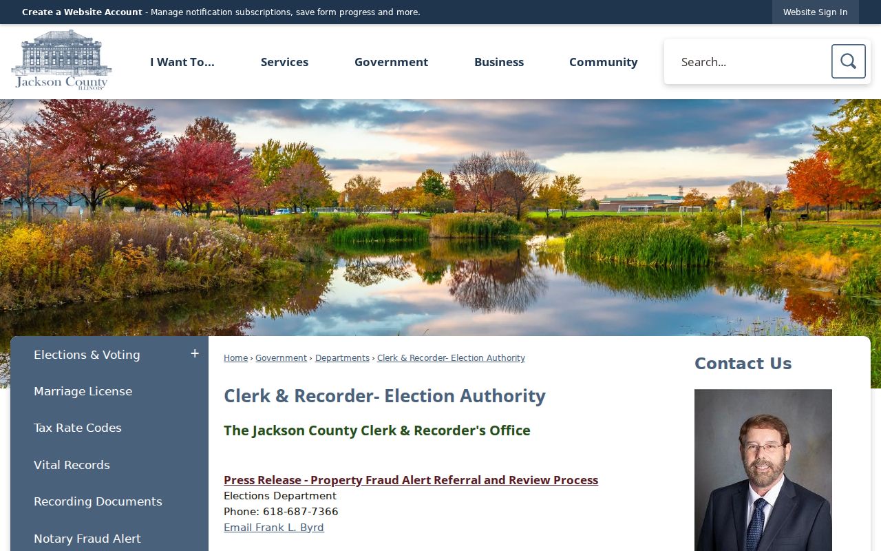 Clerk and Recorder sources in the Carbondale residents directory